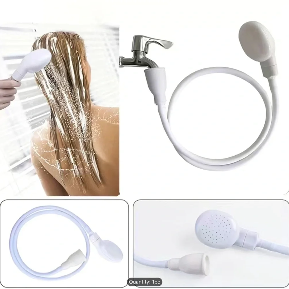 Multi-functional Dog/kid Shower Attachment Head,Rubber Bath Sprayer With Hose